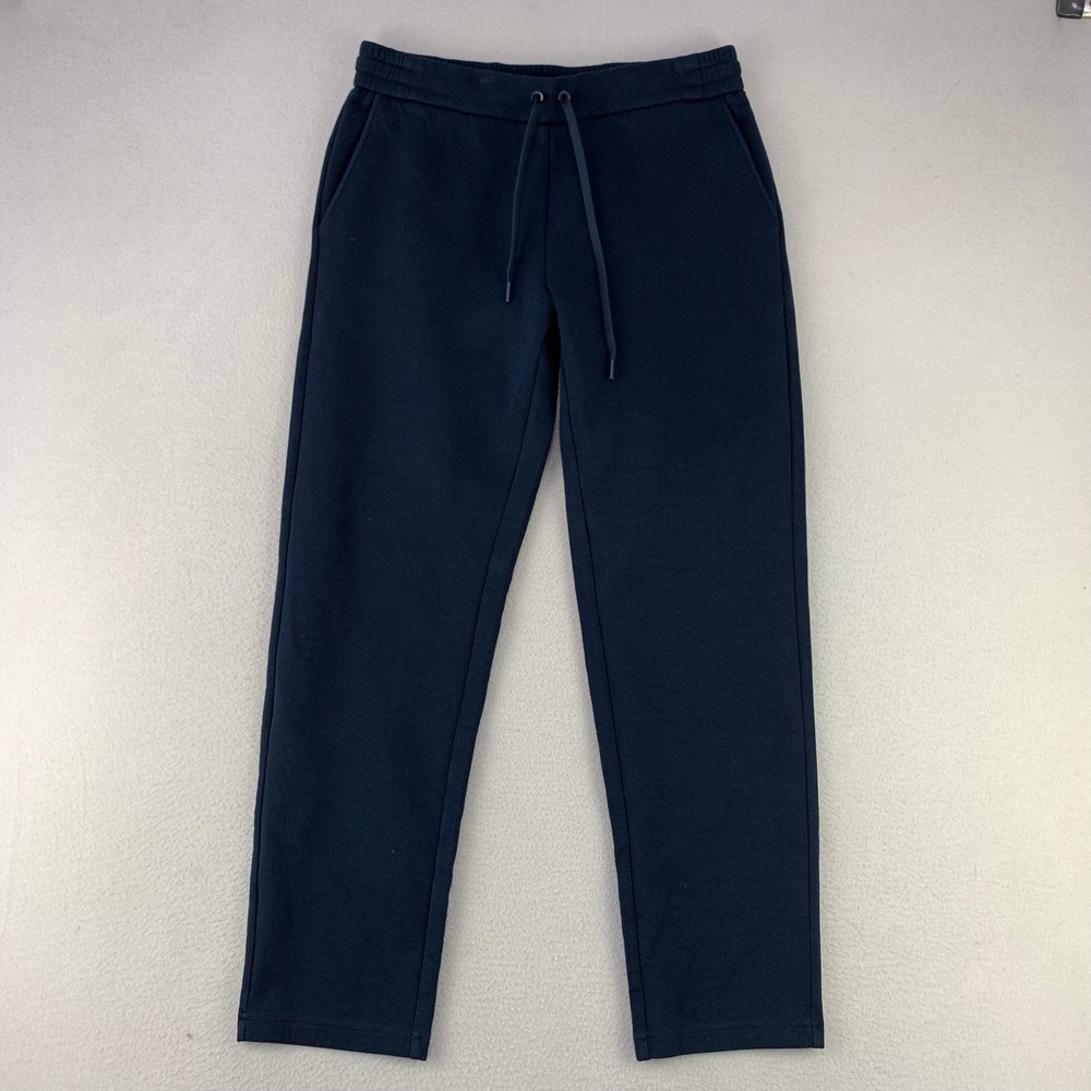 Boggi Milano Mixed Scuba Jogger Pants Mens M BTech Blue Athletic Trousers Travel